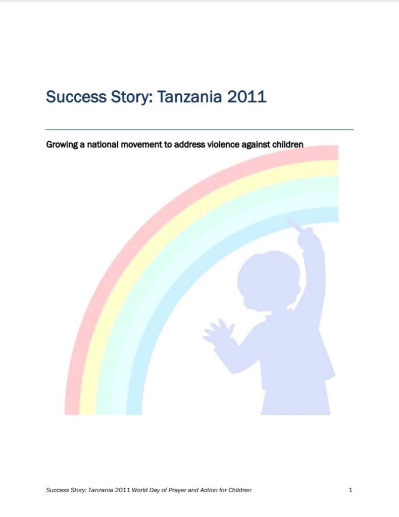 An image of the first page for the Tanzania PDF.