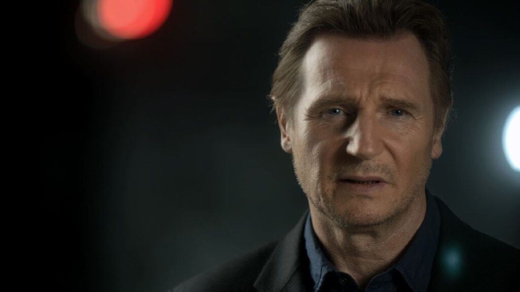 A thumbnail image for the #ENDviolence campaign featuring Liam Neeson, a UNICEF Goodwill Ambassador.
