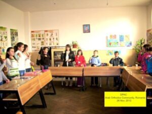 World Day Observance in Bistrita and Lasi, Romania Arab Orthodox Community kids.