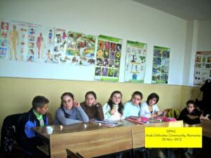 World Day Observance in Bistrita and Lasi, Romania children discussion.